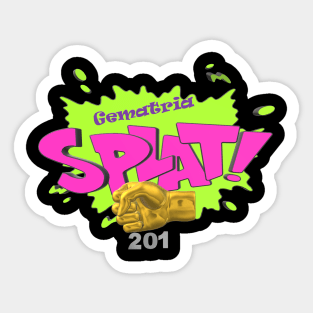 Gematria SPLAT 201 Sticker
